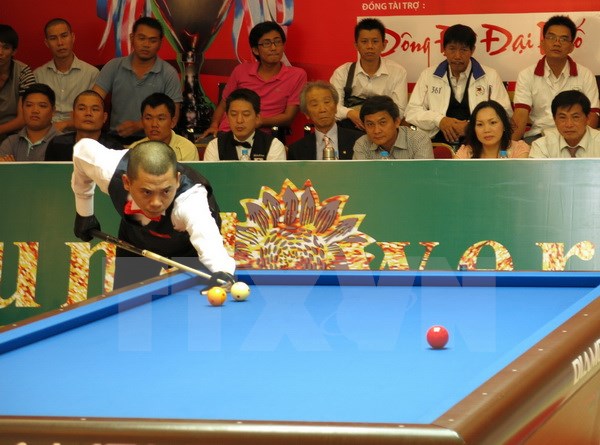 Vietnam competes at 7th Asian carom 3-cushion championships